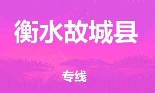 深圳到衡水故城縣物流專線-為冷鏈行業保駕護航深圳至衡水故城縣貨運